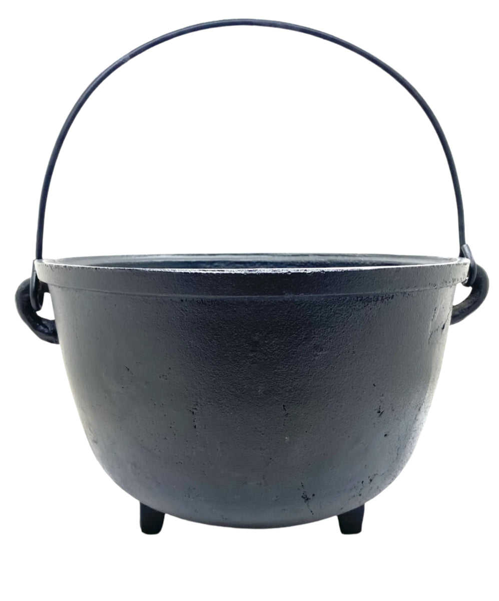 Large Cast Iron Cauldron 8" Alchemy & Aura