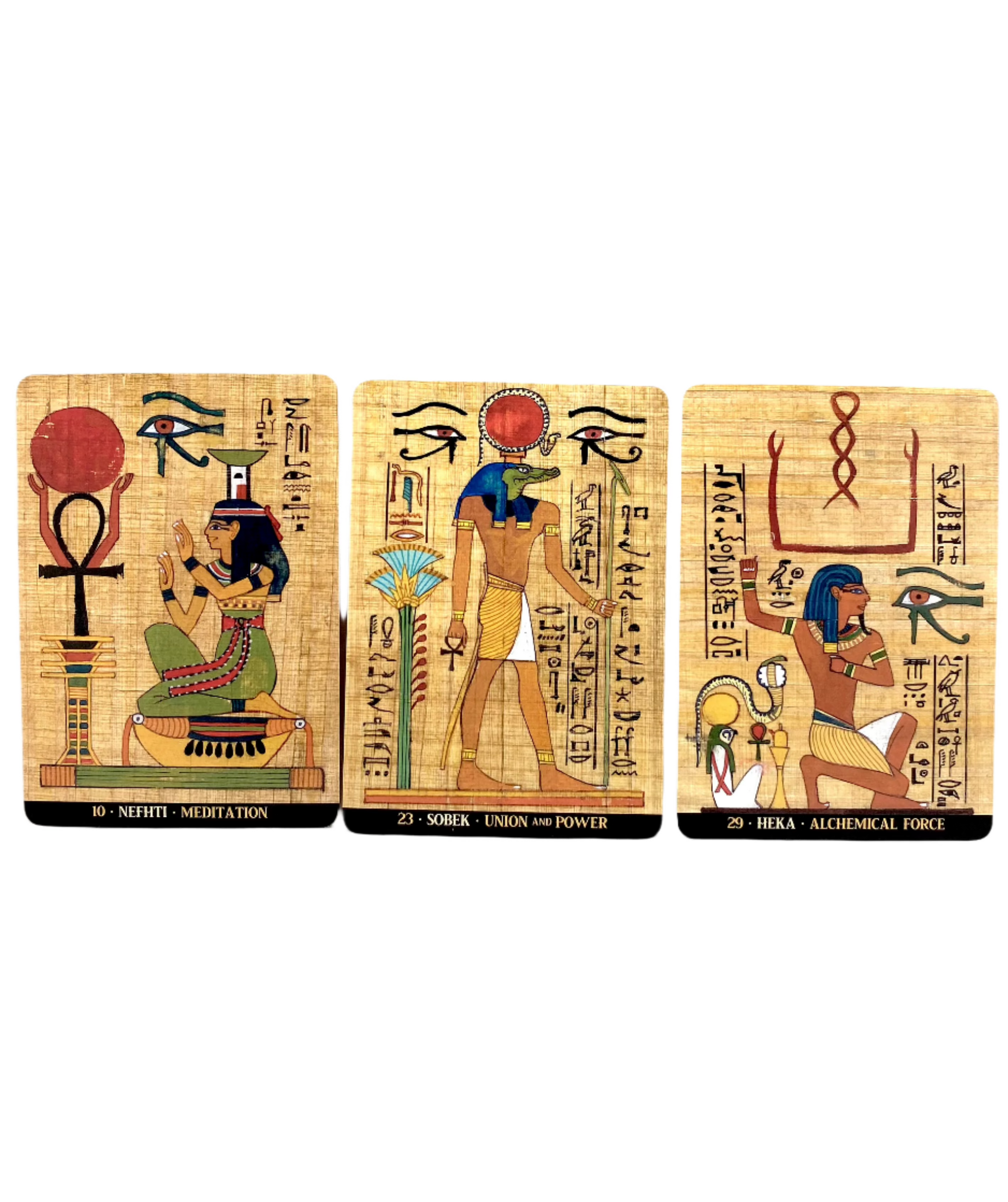 Cartes Oracle Des Dieux Égyptiens – 36 Cartes Avec Sac De Rangement – Divination Et Découverte De Soi