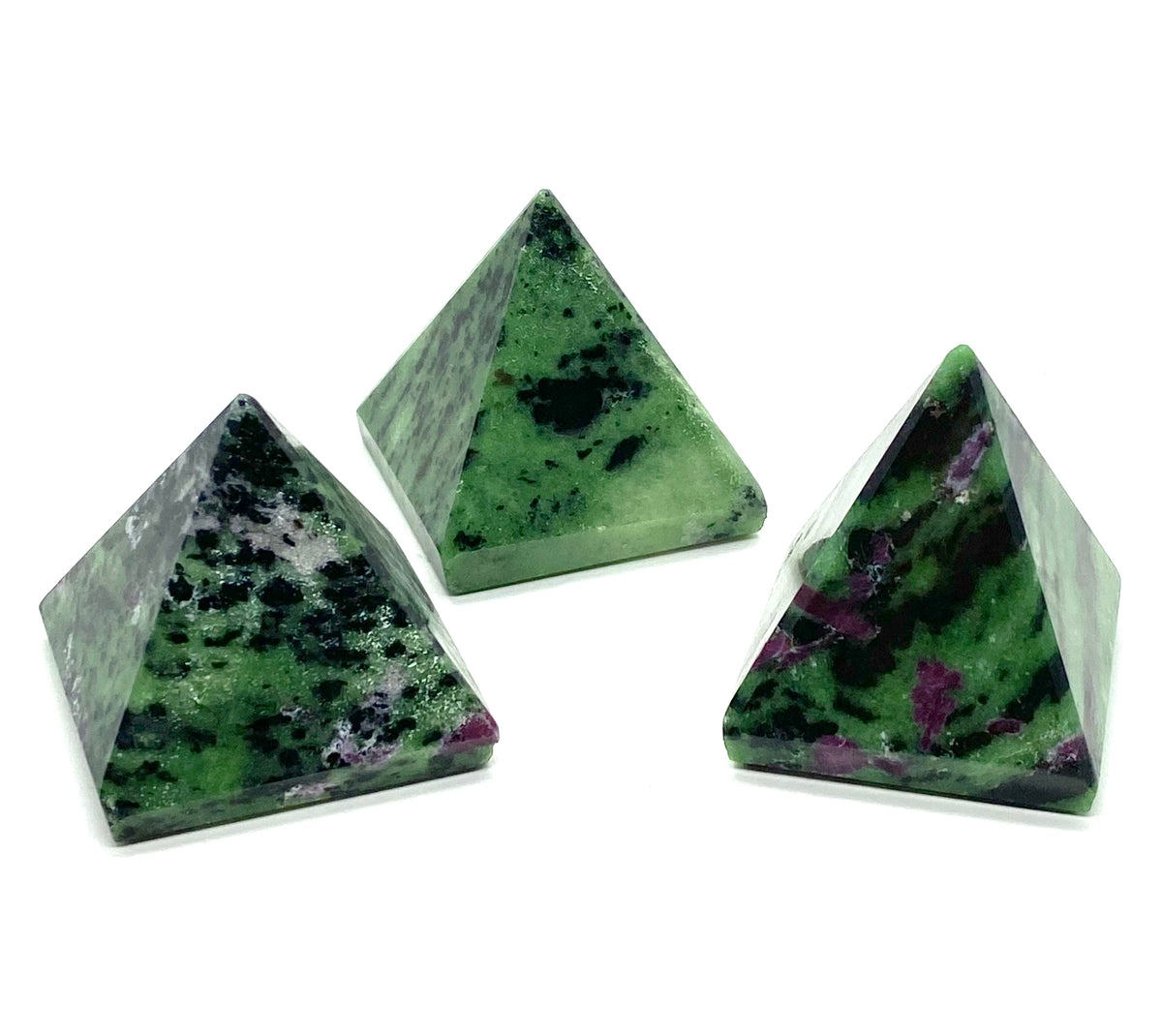 Ruby Zoisite Pyramid – Alchemy & Aura