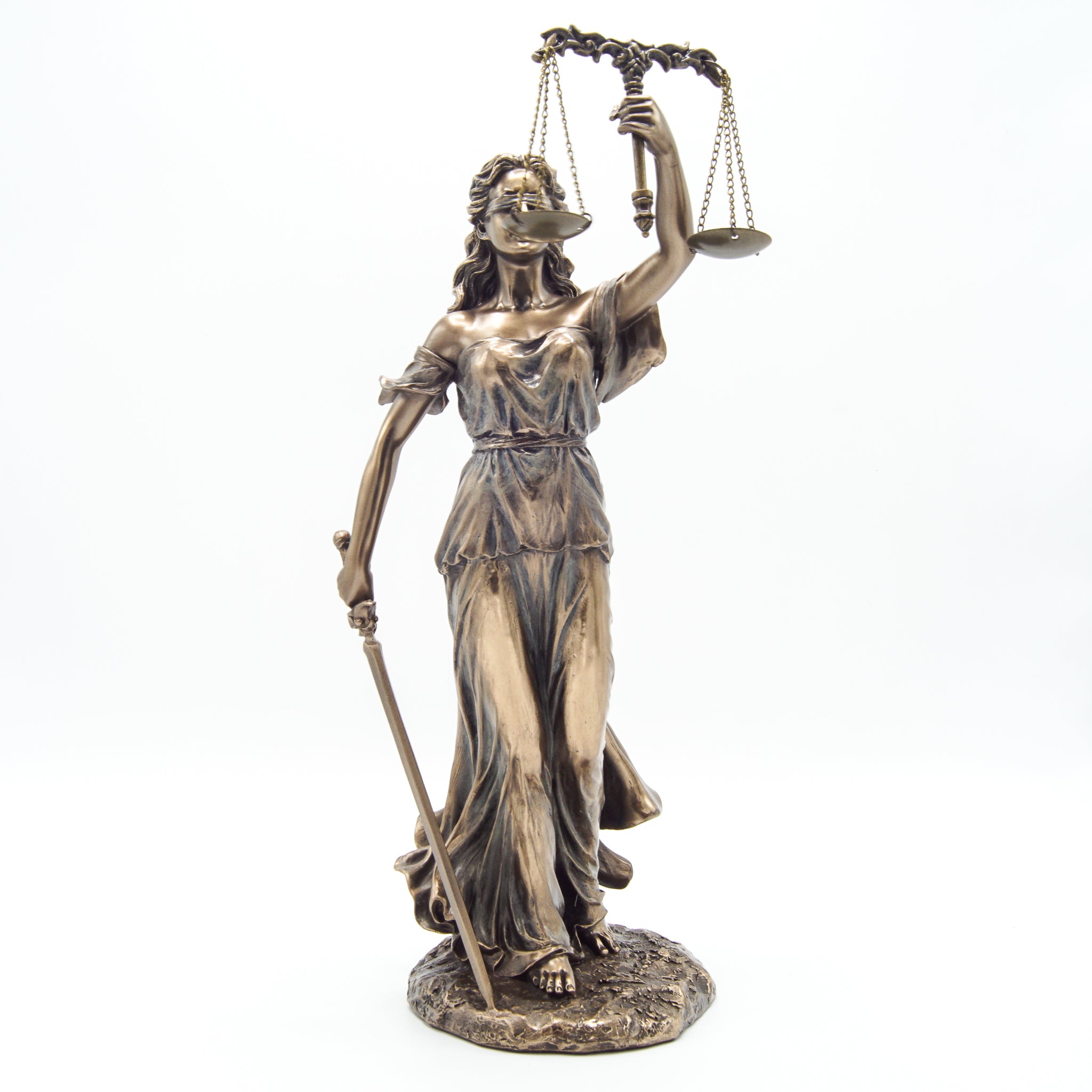 Justice Holding Sword and Scale – Alchemy & Aura