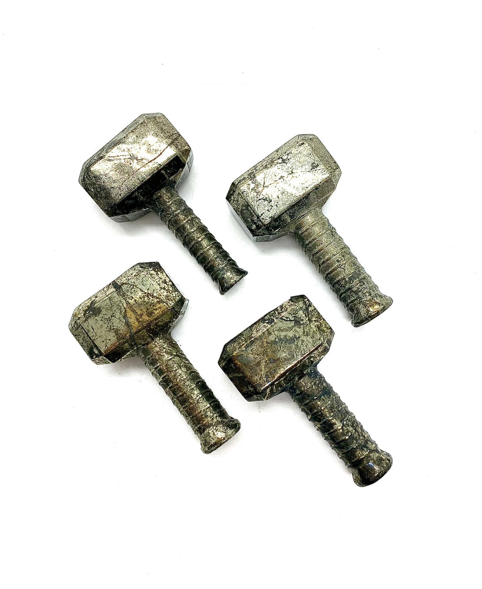 Pyrite Mjolnir - Thor's Hammer – Alchemy & Aura